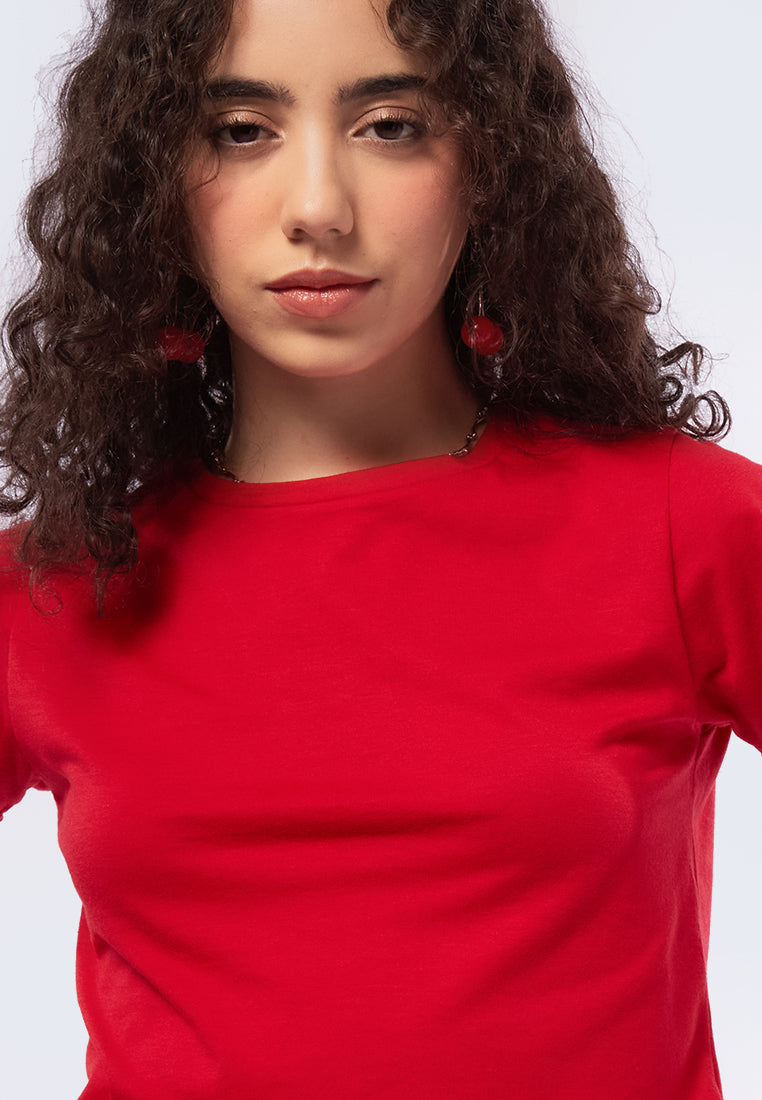 Short Sleeve Boxy Crop Top