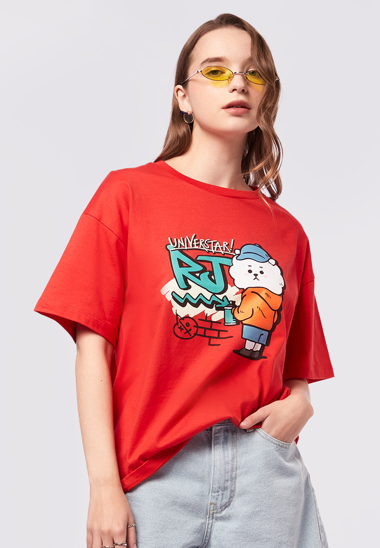 BT21 Oversized Graphic T-shirt