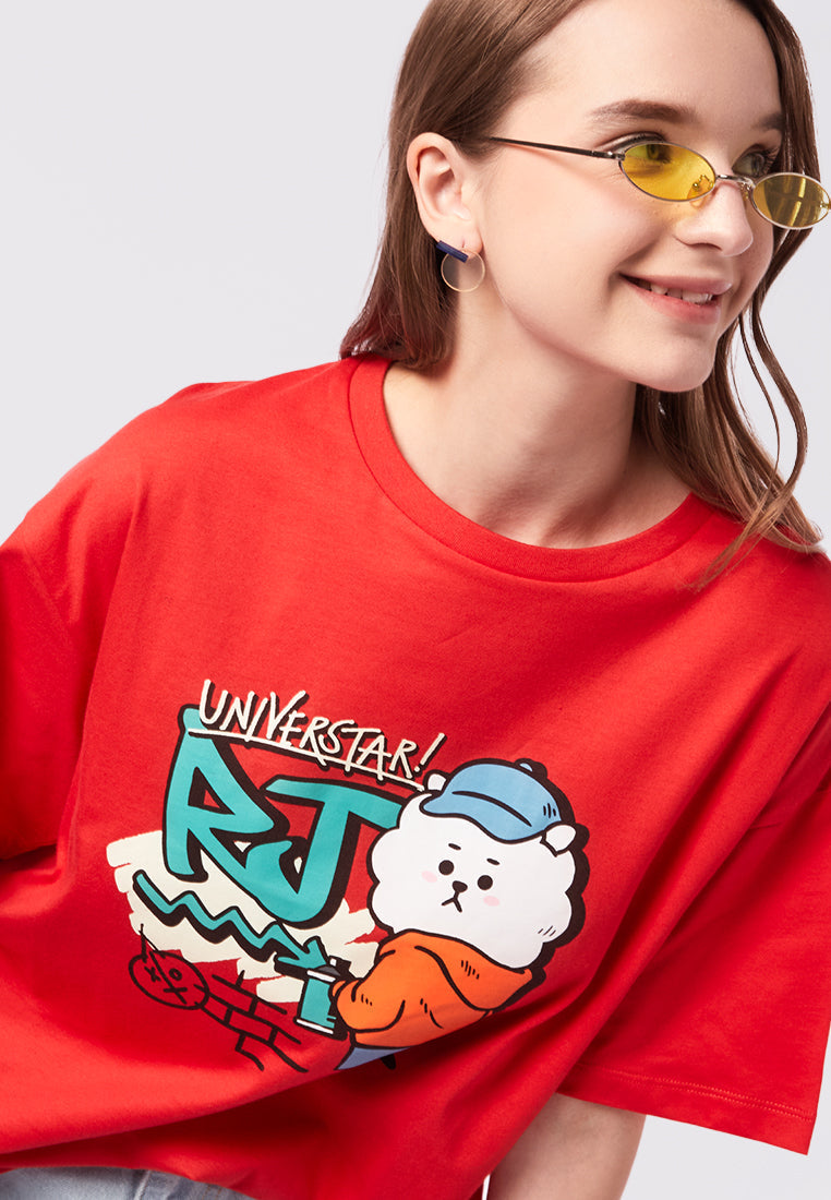 BT21 Oversized Graphic T-shirt