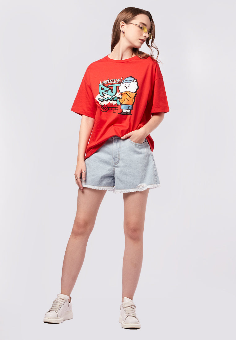BT21 Oversized Graphic T-shirt