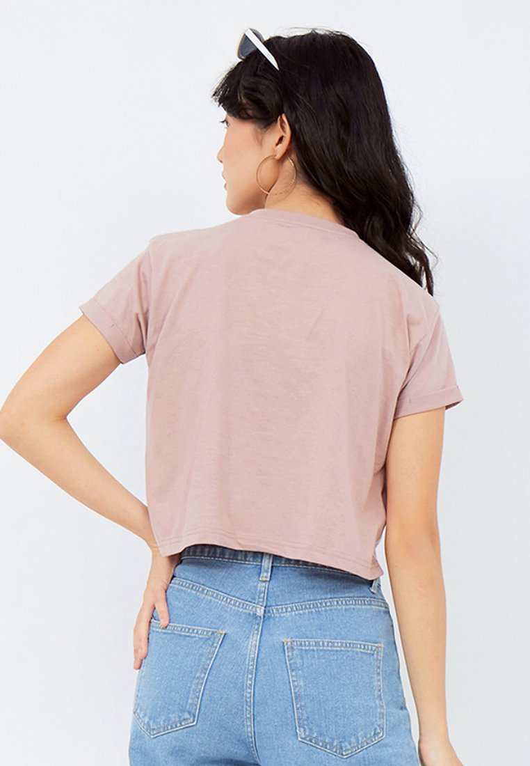 Graphic Boxy Crop T-shirt