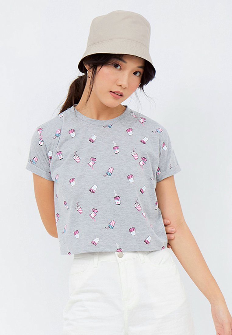 Full Print Boxy Crop T-shirt