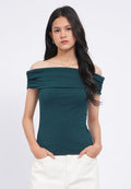 Gathered Off Shoulder Top