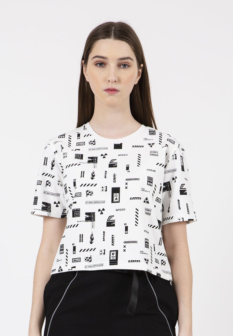 Loose Crop Sweatshirt