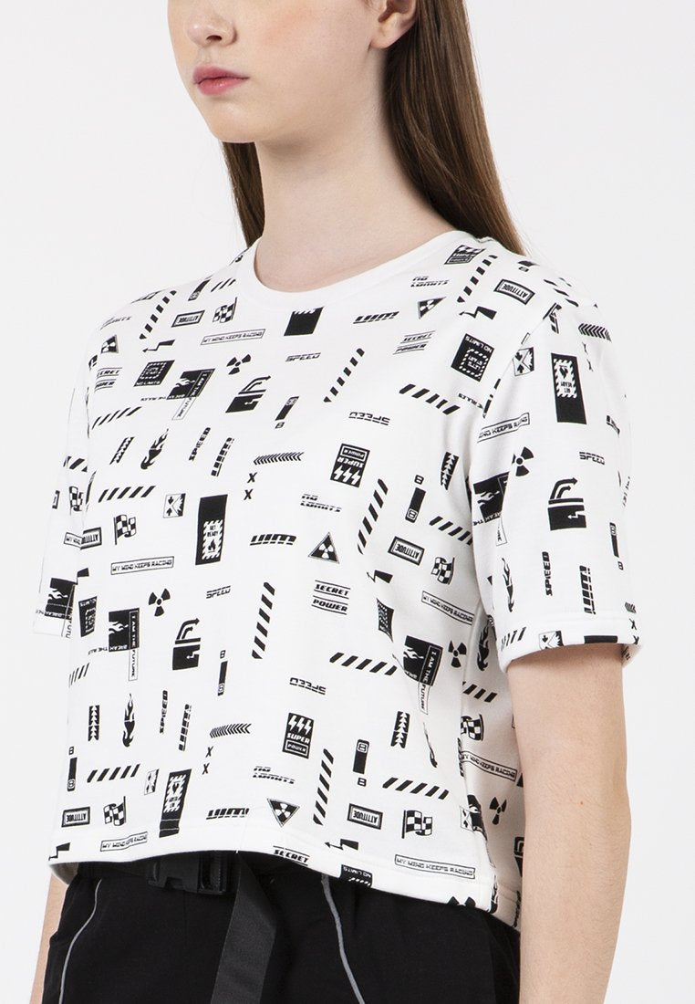 Loose Crop Sweatshirt