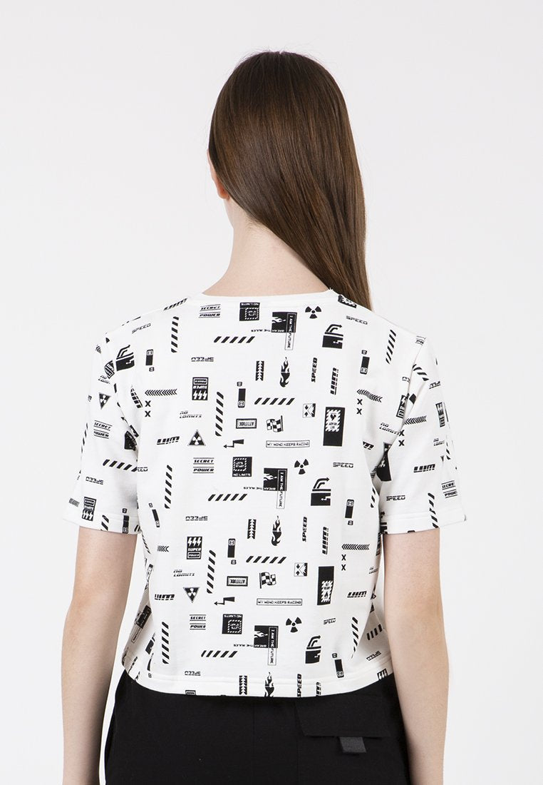 Loose Crop Sweatshirt