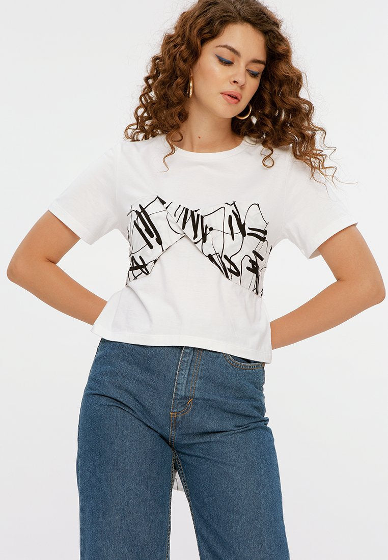Crop Bralette T-Shirt