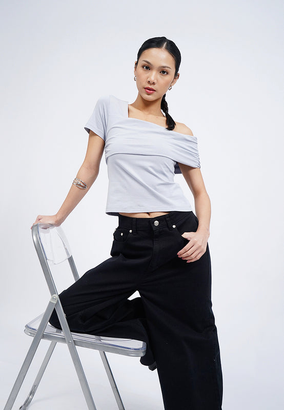 Off Shoulder Fitted Top