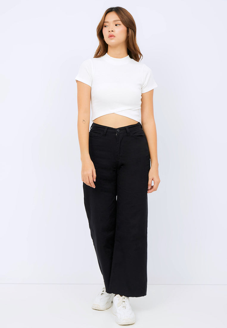 Overlap Hem Top