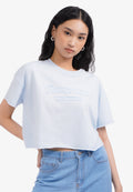 Unfinished Detail T-Shirt L.Blue