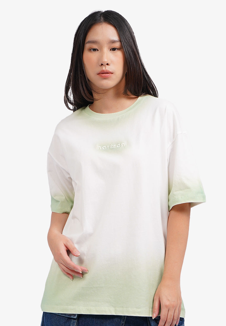 Short Sleeve Sprayed T-Shirt Off White