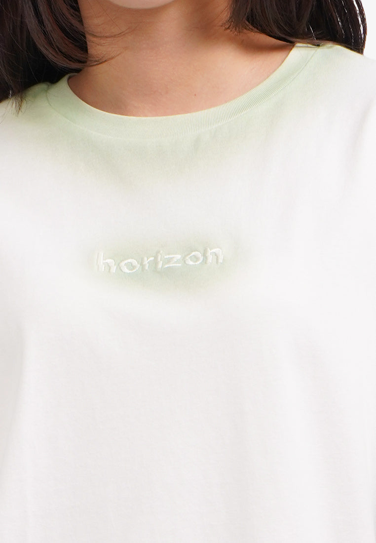 Short Sleeve Sprayed T-Shirt Off White