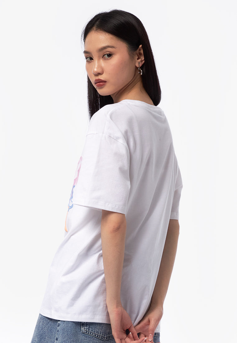 Oversized Graphic T-Shirt Off White