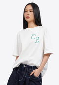 Mix-Printed Oversized T-Shirt