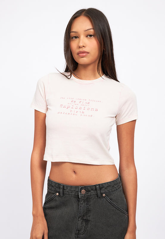 Fitted Short Sleeve Washed T-Shirt