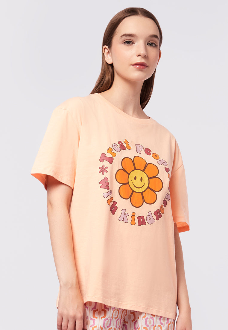 Short Sleeve Lounge T-Shirt with Graphic