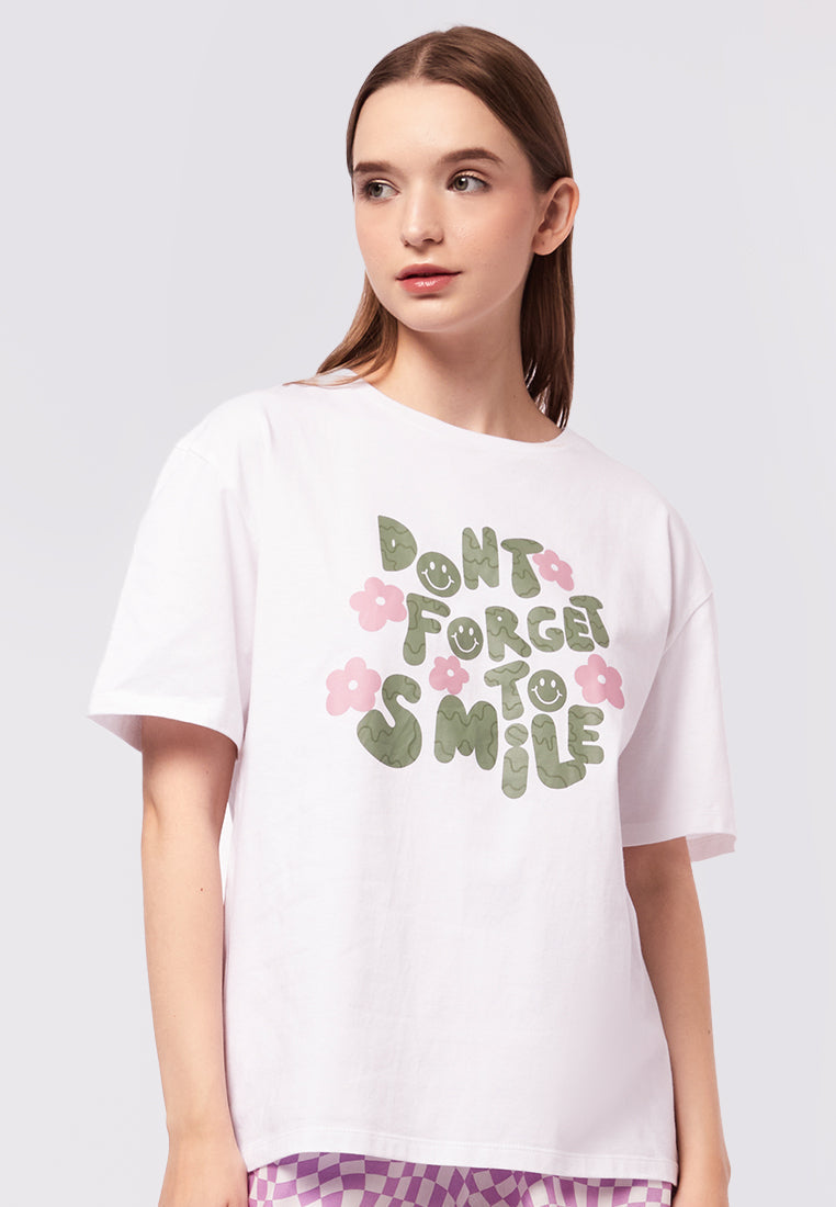 Short Sleeve Lounge T-Shirt with Graphic
