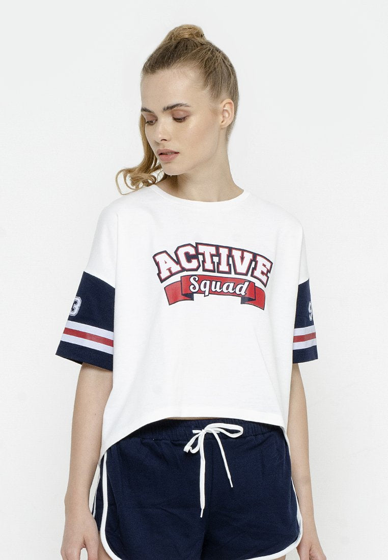 Loose Combo Sleeve Tee