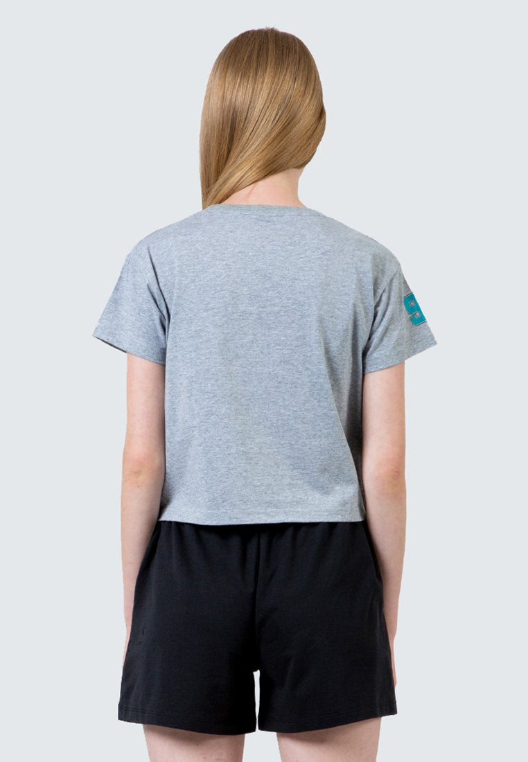 Crop Tee with Side Tape