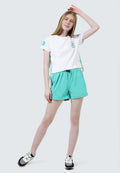 Crop Tee with Side Tape
