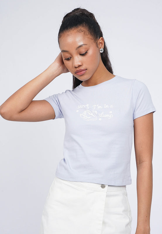Boxy Cropped Graphic T-Shirt