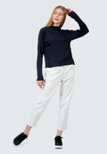 Black Rib Long Sleeve T-Shirt