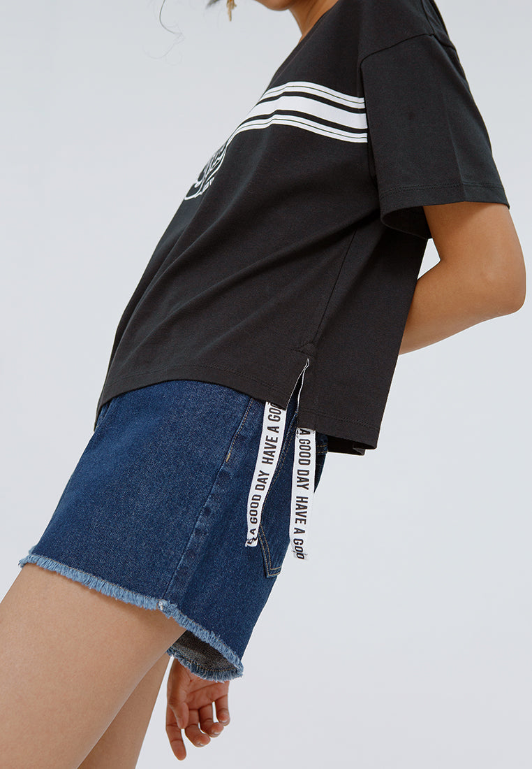 T-shirt with Twill Tape