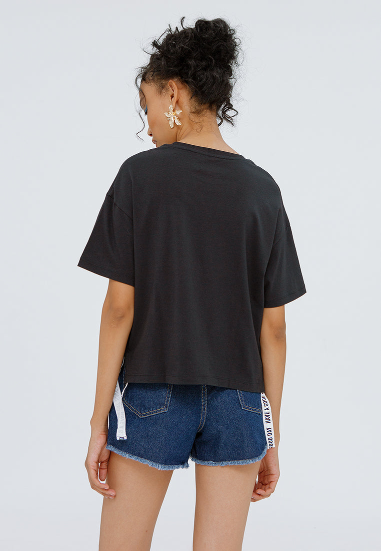 T-shirt with Twill Tape