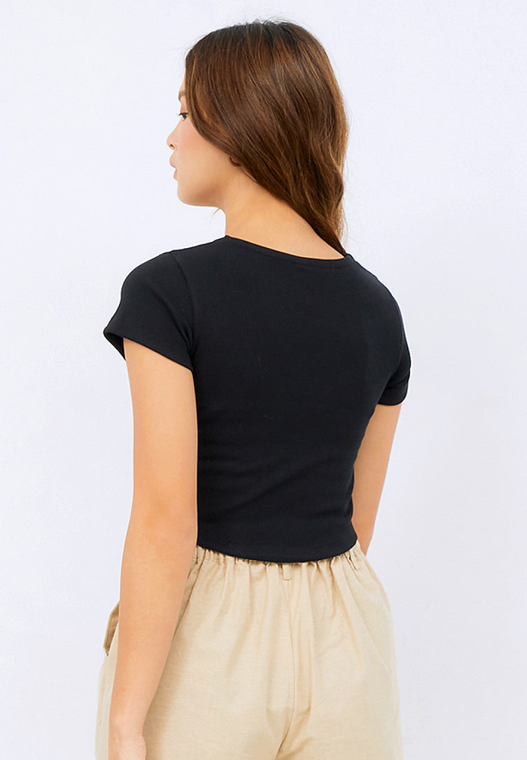 Short Sleeve Corset T-shirt