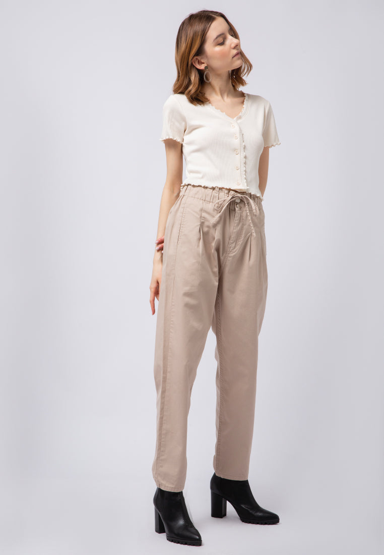 Button Up Short Sleeve Top