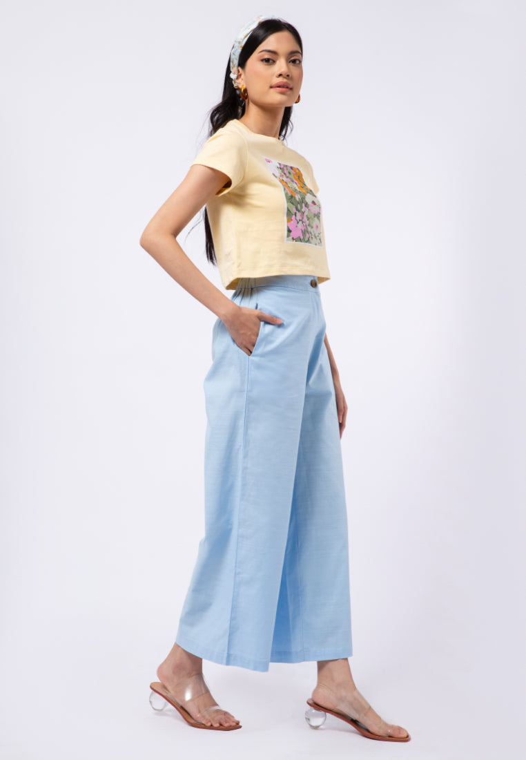 Graphic Short Sleeve Crop T-shirt