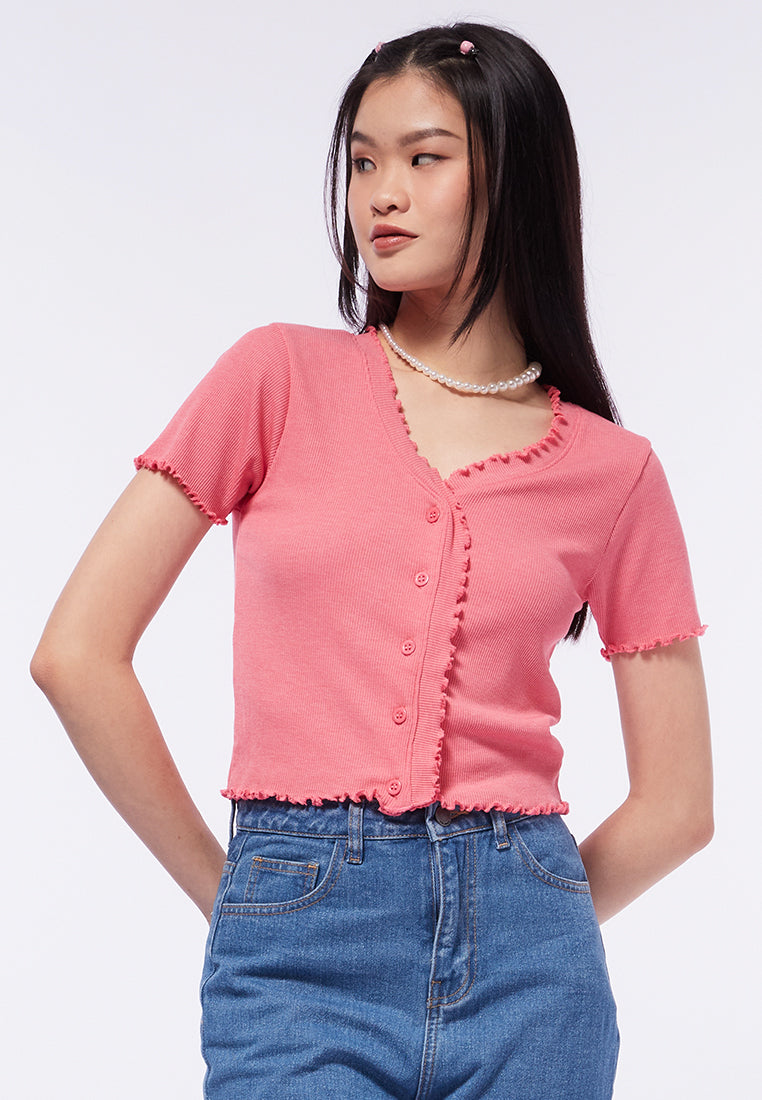 Ruffles Short Sleeve Top