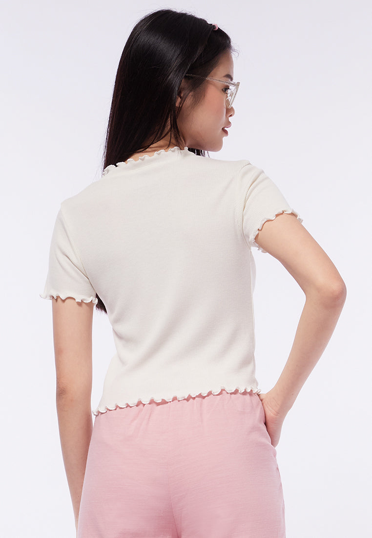 Ruffles Short Sleeve Top