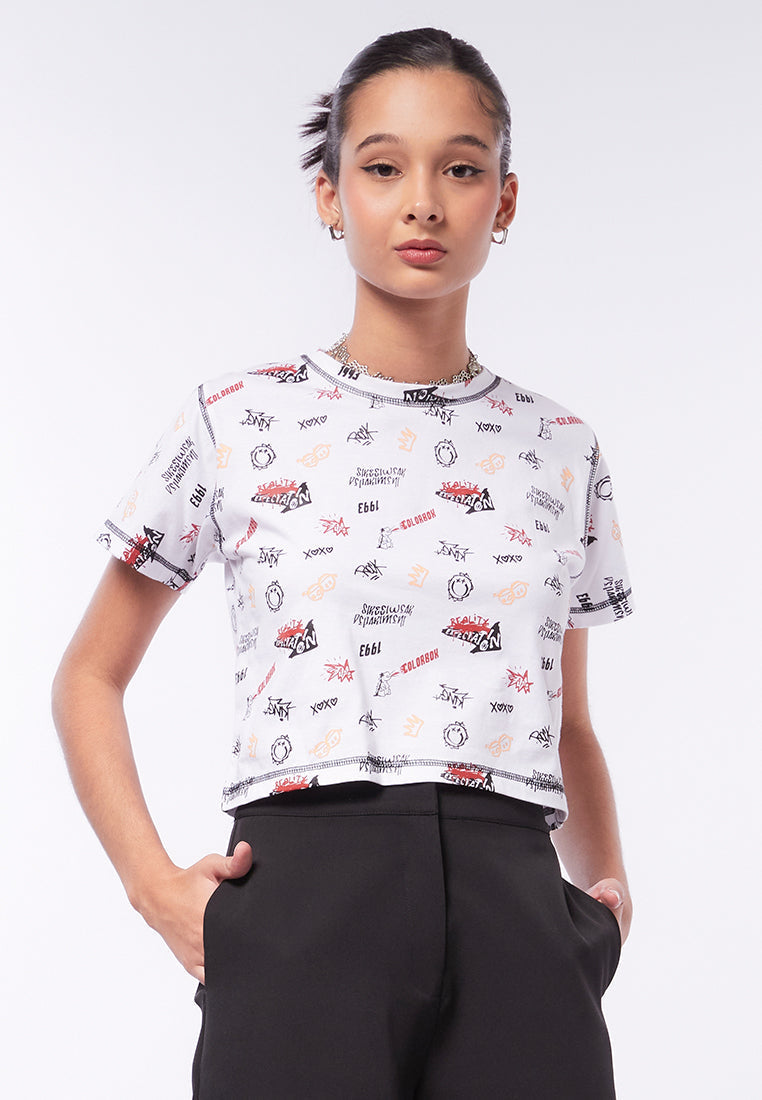 Inside Out Crop T-Shirt