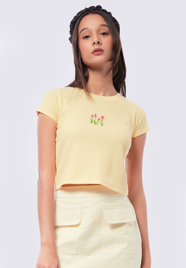 Short Sleeve Waffle T-Shirt