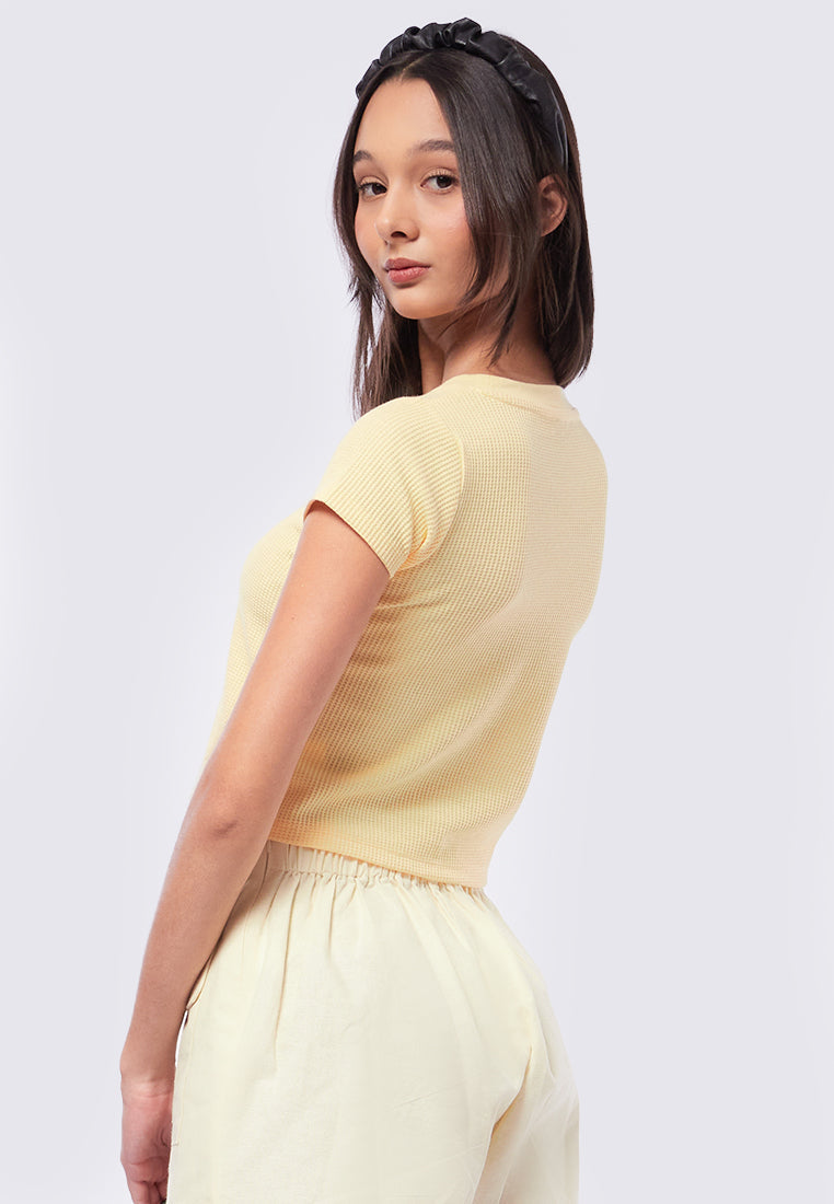 Short Sleeve Waffle T-Shirt
