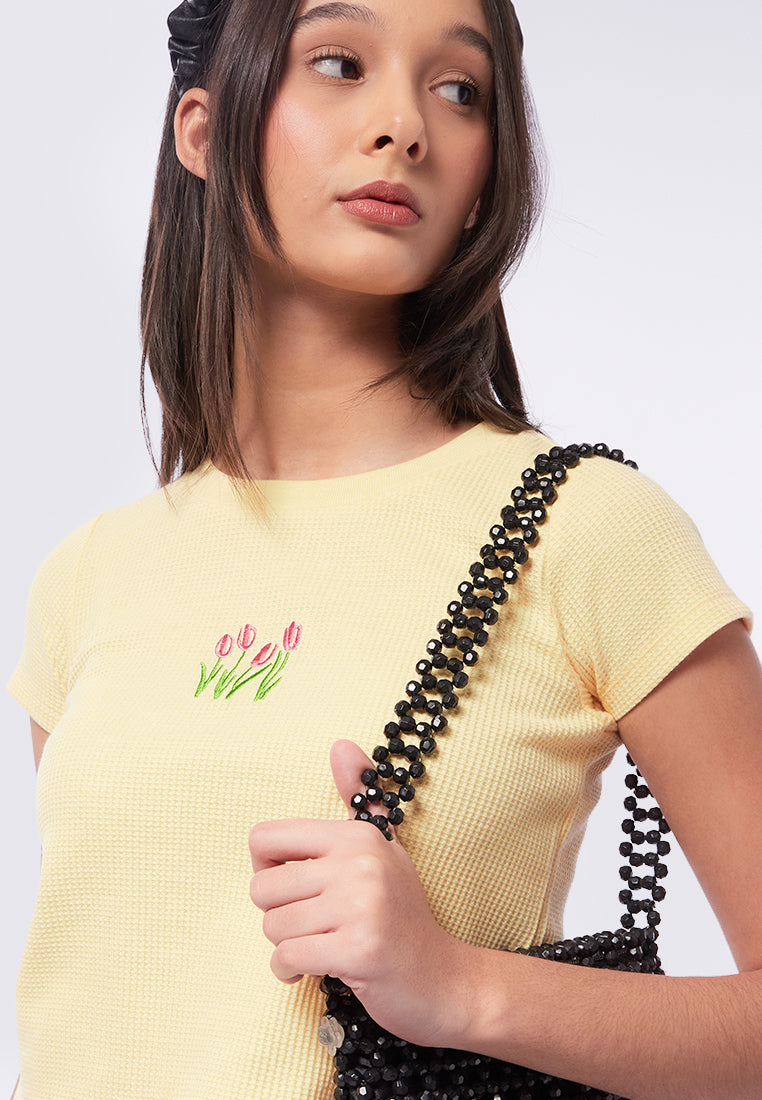 Short Sleeve Waffle T-Shirt