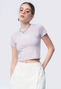Fitted Short Sleeve Crop Top
