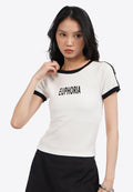 Short Sleeve Graphic Fitted T-Shirt