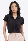 Short Sleeve Ruched Top
