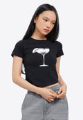 Round Hem Graphic T-Shirt