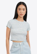 Printed Short Sleeve Top