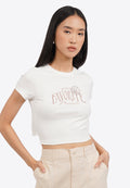 Back Tie Short Sleeve Graphic T-Shirt