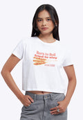 Short Sleeve Graphic Crop T-Shirt