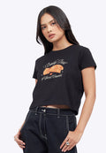 Short Sleeve Graphic Crop T-Shirt