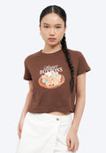 Short Sleeve Graphic Crop T-Shirt