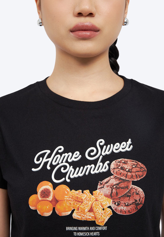 Short Sleeve Graphic Crop T-Shirt