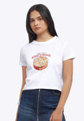 Short Sleeve Graphic Crop T-Shirt