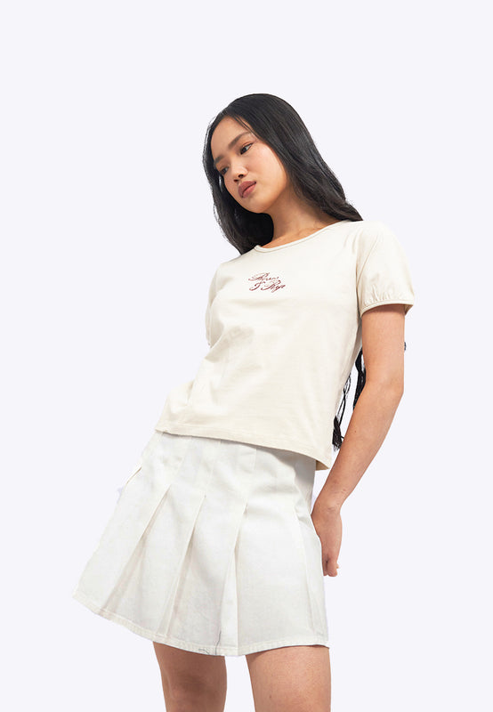 Puff Sleeve Graphic T-Shirt