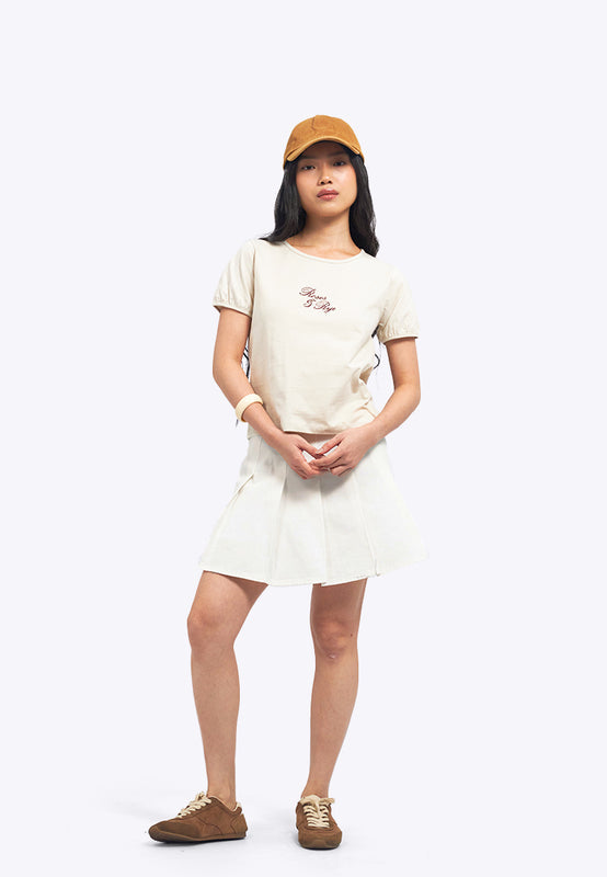 Puff Sleeve Graphic T-Shirt